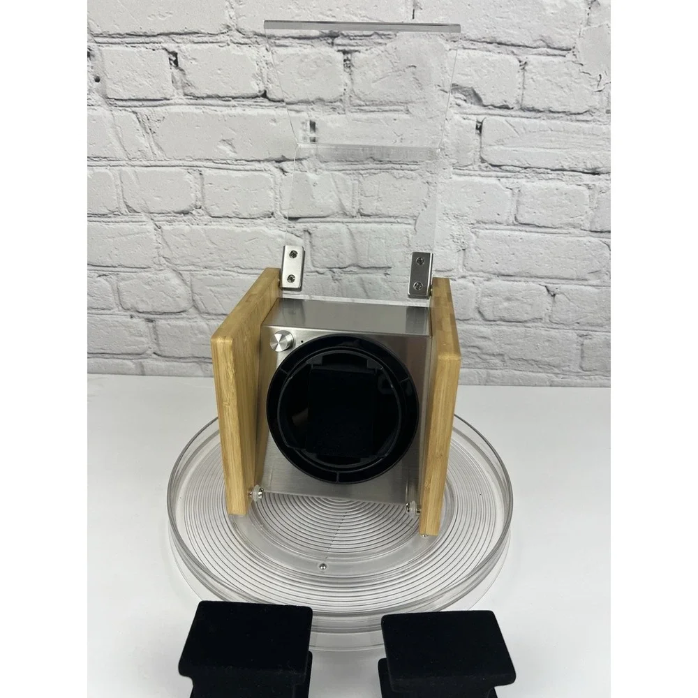 Watch Winder Smith Single Automatic Watch‎ Winder Box Bamboo Tested Works